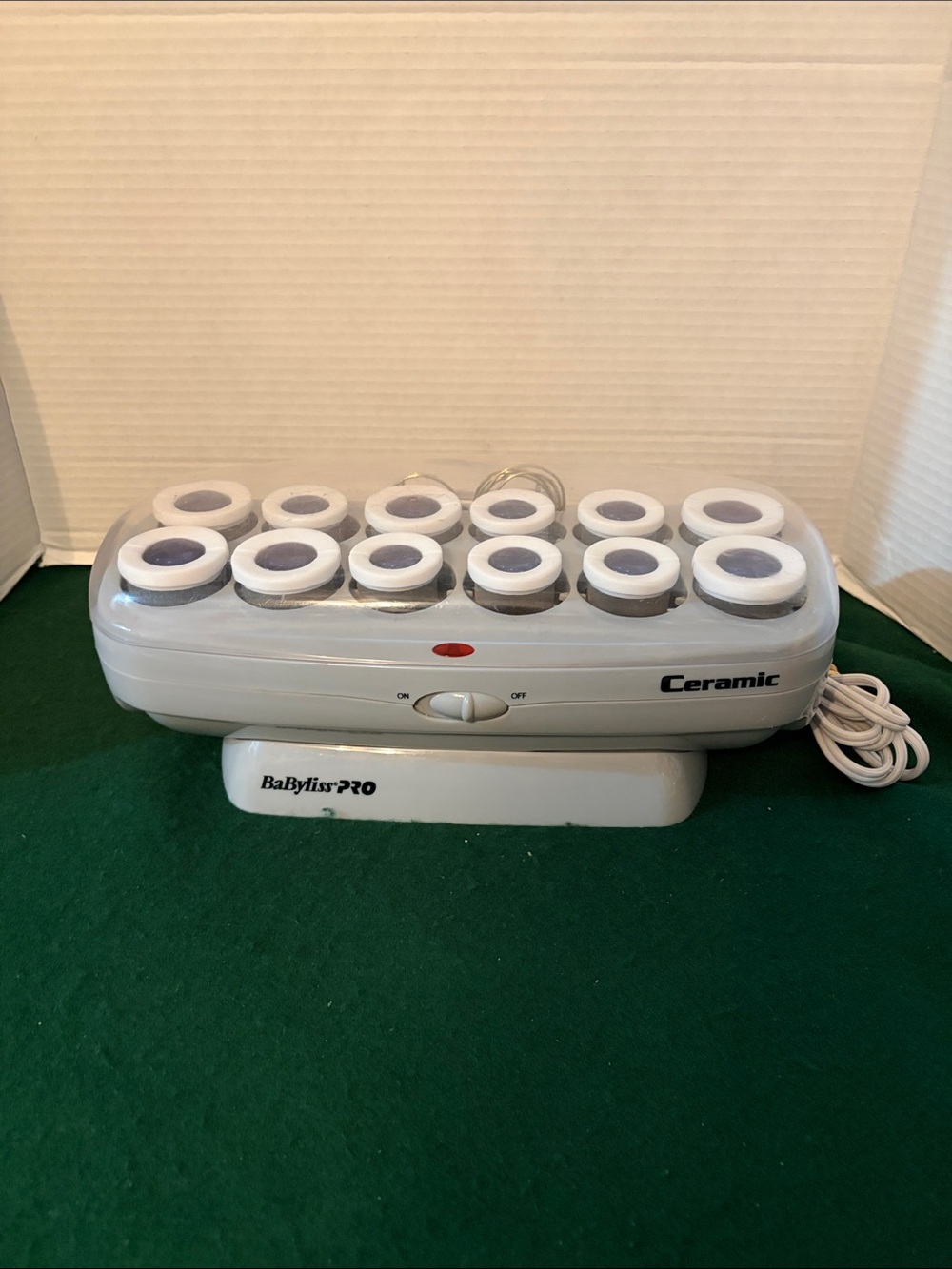 BaByliss PRO White Ceramic Heated Hair Rollers